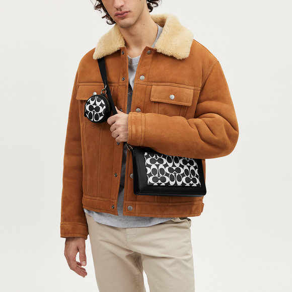 NWT Coach Outlet Holden Crossbody In Signature Canvas - Picture 5 of 7